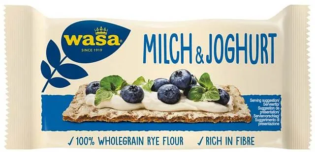 Wasa Milch & Joghurt Knäckebrot 120 x 2 Scheiben | CaterPoint.de Wasa Milch & Joghurt Knäckebrot 120 x 2 Scheiben | CaterPoint.de
