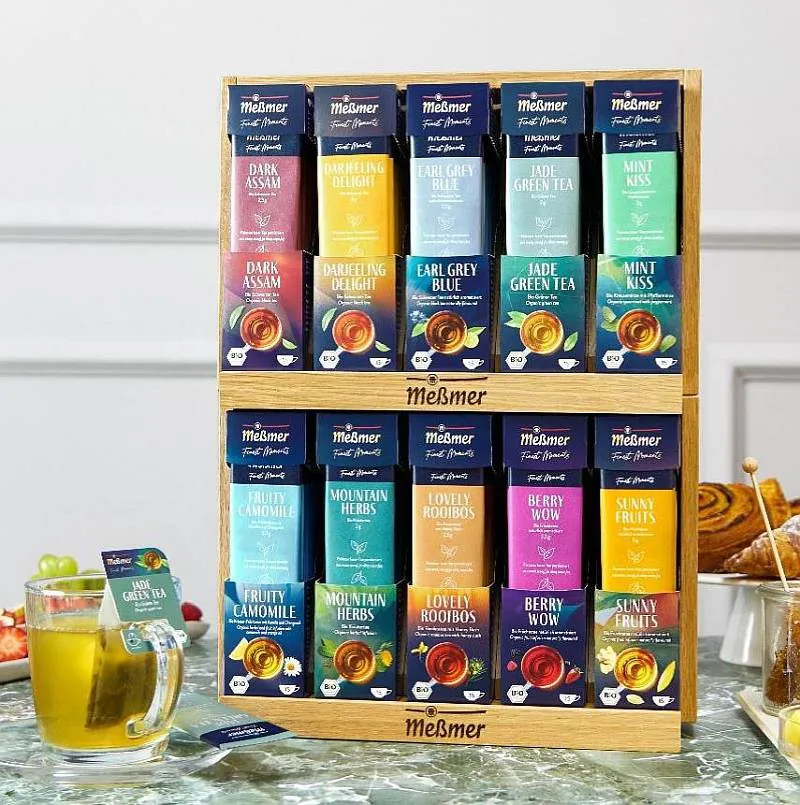 Meßmer Finest Moments Tea Cup Holzdisplay Kubus | CaterPoint.de