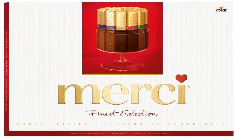 Merci Vielfalt 400g Präsenttafel | CaterPoint.de Merci Vielfalt 400g Präsenttafel | CaterPoint.de