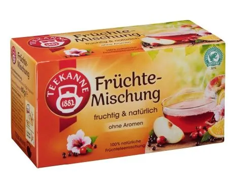 Teekanne Früchte-Mischung 20 x 3,0g Tassenportion | CaterPoint.de Teekanne Früchte-Mischung 20 x 3,0g Tassenportion | CaterPoint.de