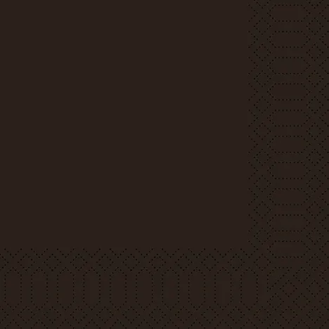 schwarz Duni Zelltuch-Servietten 3-lg 1/8-Falz 33 x 33 cm - schwarz - 250 Stück