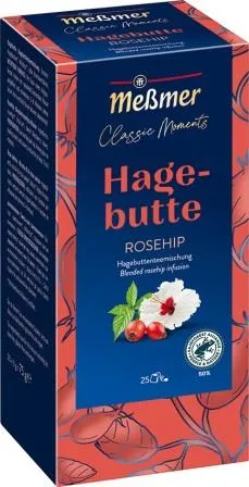Meßmer Classic Moments Hagebutte 25 x 3,0g | CaterPoint.de