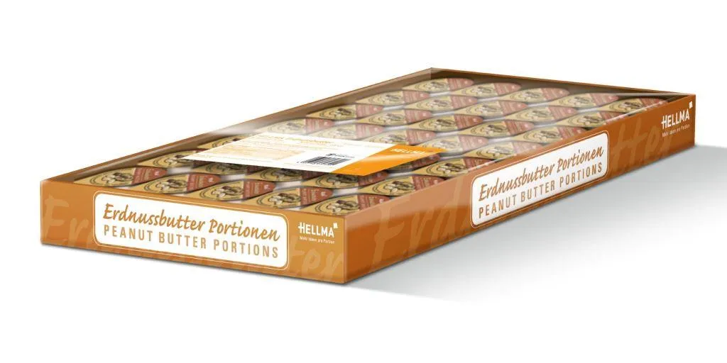 Hellma Erdnussbutter 80 x 15g Portionen_Tray | CaterPoint.de