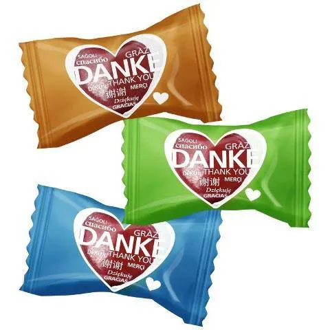 Hellma Herz-Bonbons "Danke" 200 Stück | CaterPoint.de Hellma Herz-Bonbons "Danke" 200 Stück | CaterPoint.de