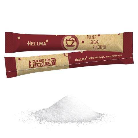 Hellma Zuckersticks 100 Stück a 4g Feinzucker