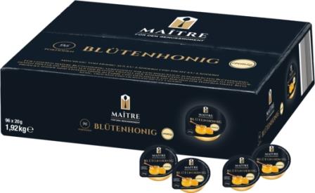 Maitre Blütenhonig Auslese cremig 96 x 20g | CaterPoint.de