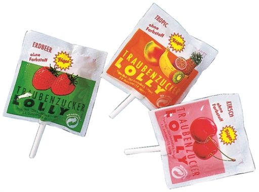 Frigeo Traubenzucker-Lolly 100 Stück