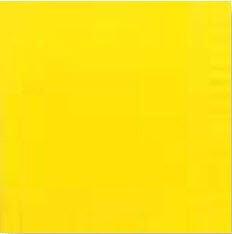Duni Zelltuch-Servietten 3-lg 1/4-Falz 40 x 40 cm - gelb - 250 Stück