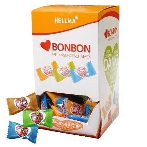Hellma Herz-Bonbons "Danke" 200 Stück | CaterPoint.de Hellma Herz-Bonbons "Danke" 200 Stück | CaterPoint.de