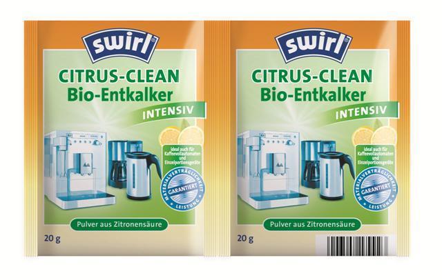 Swirl Citrus Clean Bio Schnellentkalker 2 x 20g