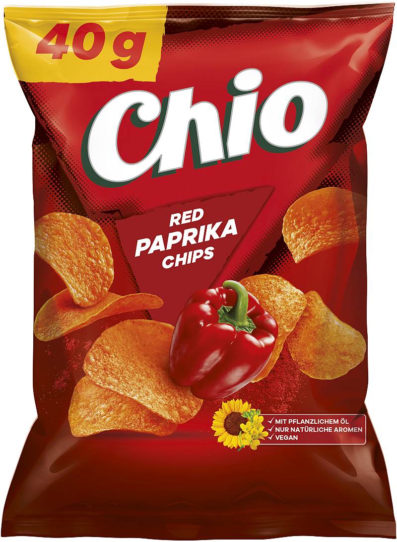 Chio Chips Red Paprika 12 x 40g | CaterPoint.de