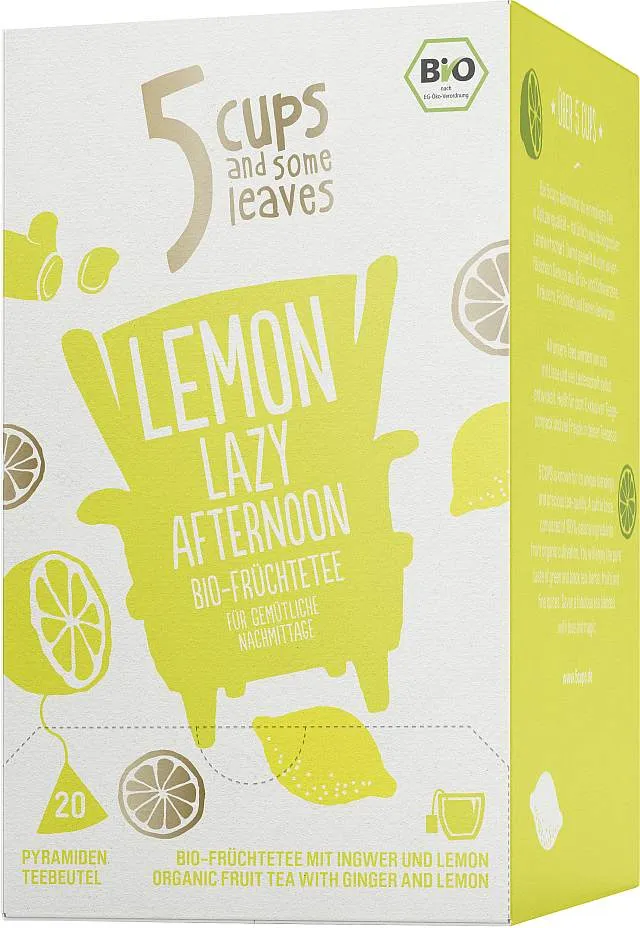 5cups | BIO | Lemon Lazy Afternoon 20er | CaterPoint.de