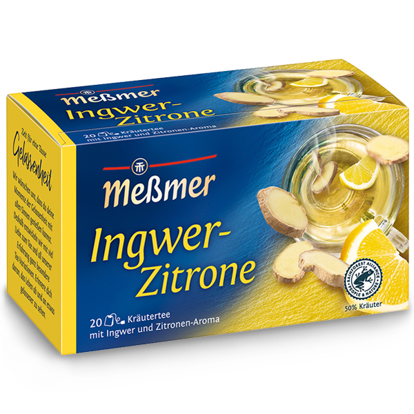 Meßmer Ingwer-Zitrone 20 x 2,0g Tassenportion