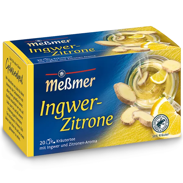MESSMER Ingwer-Zitrone 20x2g | Caterpoint.de