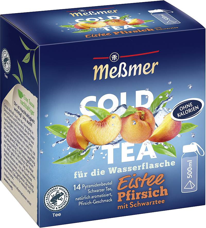 Meßmer COLD TEA Eistee Pfirsich 14 x 2,75g