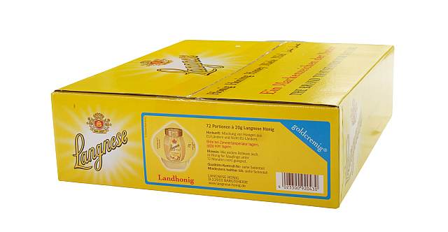 Langnese Landhonig goldcremig 72x20g | CaterPoint.de
