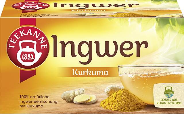 Teekanne Ingwer Kurkuma 18er