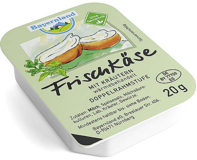 Bayernland Frischkäsezubereitung Kräuter 60 x 20g