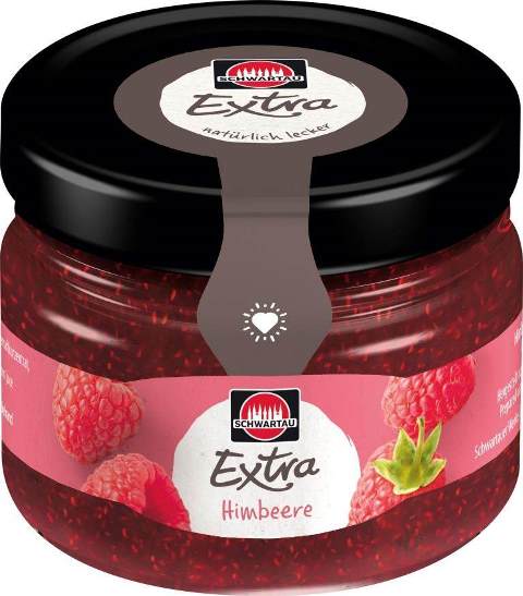 Schwartau Himbeere Minigläser 72 x 28,3g | CaterPoint.de
