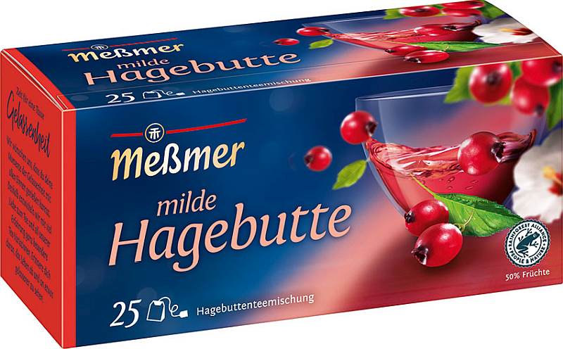 Meßmer Milde-Hagebutte 25 x 3,0g Tassenportion