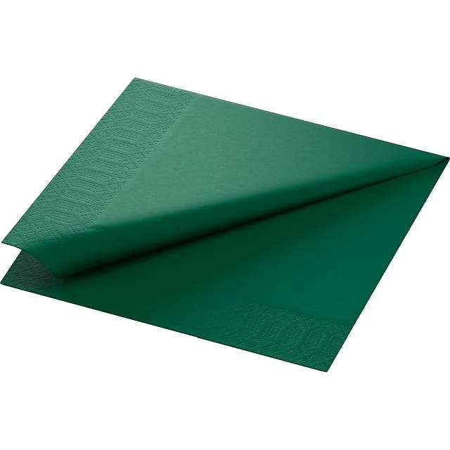 Duni Zelltuch-Servietten 3-lg 40 x 40 cm - jägergrün - 250 Stück | CaterPoint.de