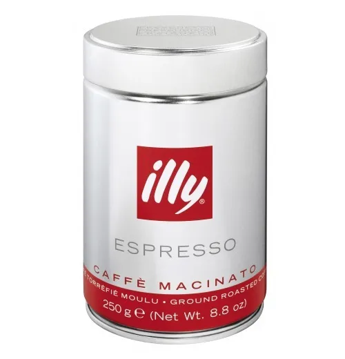 Illy gemahlener Espresso 250g Dose | CaterPoint.de Illy gemahlener Espresso 250g Dose | CaterPoint.de