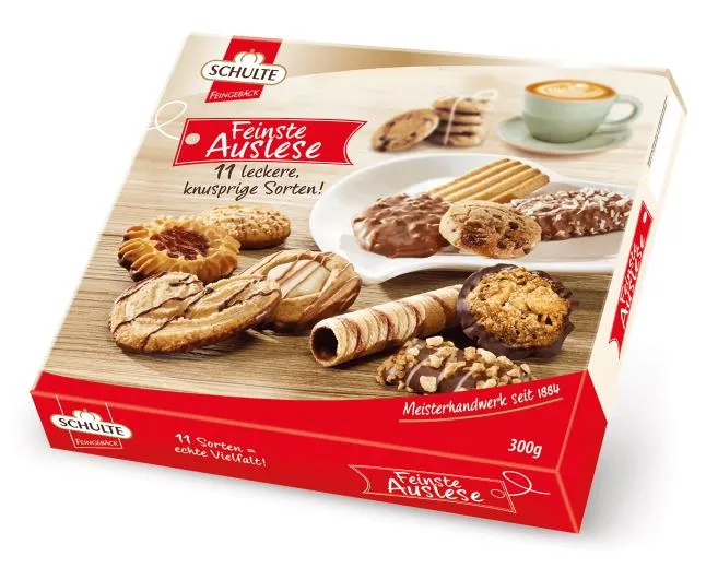 Schulte Feingebäck - Feinste Auslese 300g | CaterPoint.de Schulte Feingebäck - Feinste Auslese 300g | CaterPoint.de