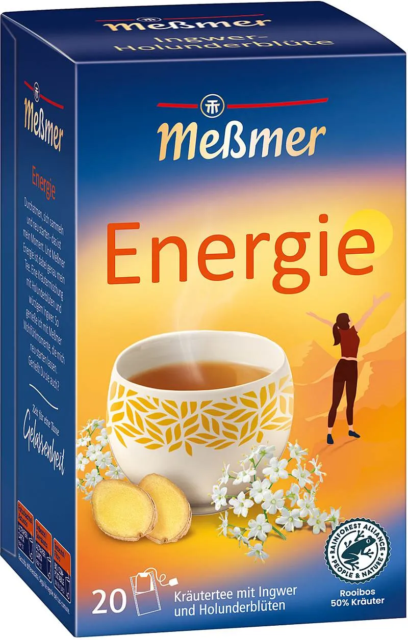 Meßmer ENERGIE Ingwer-Holunderblüte | CaterPoint.de
