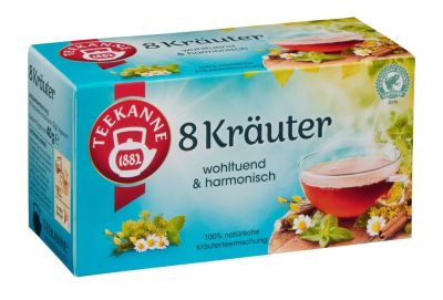 Teekanne 8 Kräuter 20 x 2,0g Tassenportion