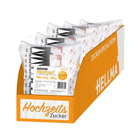 Hellma Zuckerstick "Hochzeit" 100 x 4g | CaterPoint.de