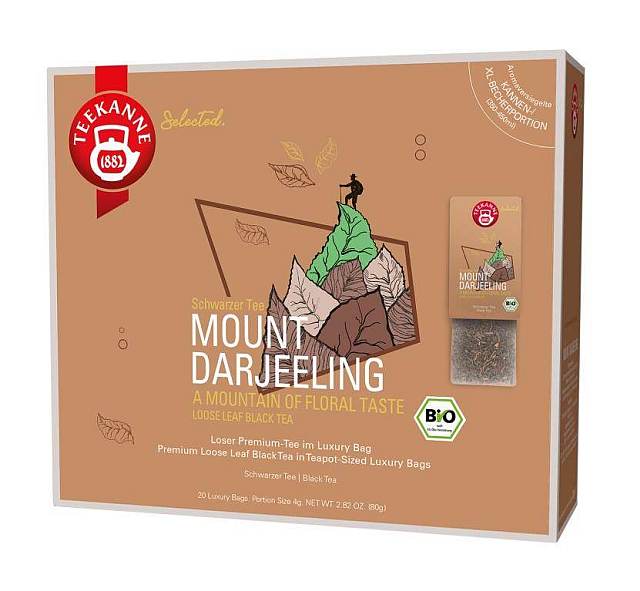 Teekanne Bio Luxury Bag Mount Darjeeling 20 x 4,0g