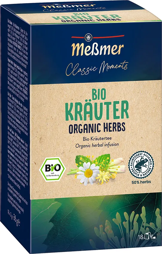 Meßmer Classic Moments Bio Kräuter 18 x 2,0g | CaterPoint.de Meßmer Classic Moments Bio Kräuter 18 x 2,0g | CaterPoint.de