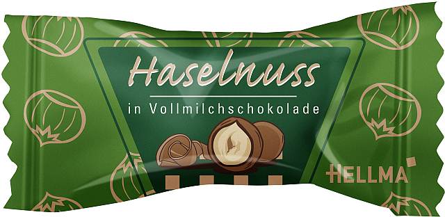Hellma Haselnuss in Vollmilchschokolade 380 Portionen | CaterPoint.de
