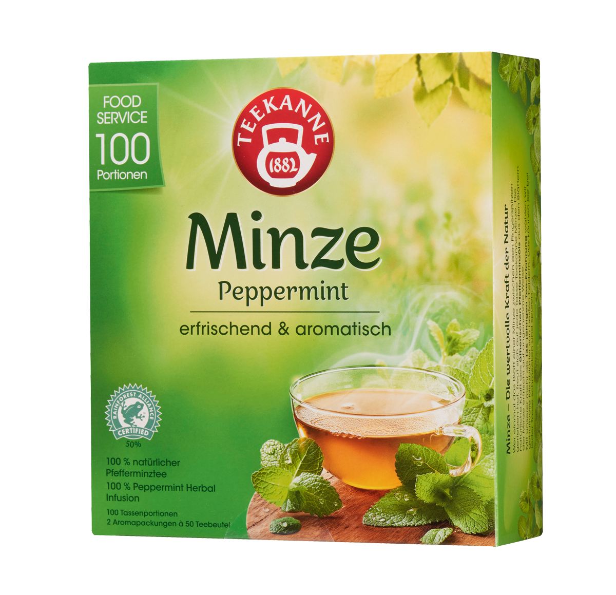 TEEKANNE Minze 100 x 1,25g Tassenportionen