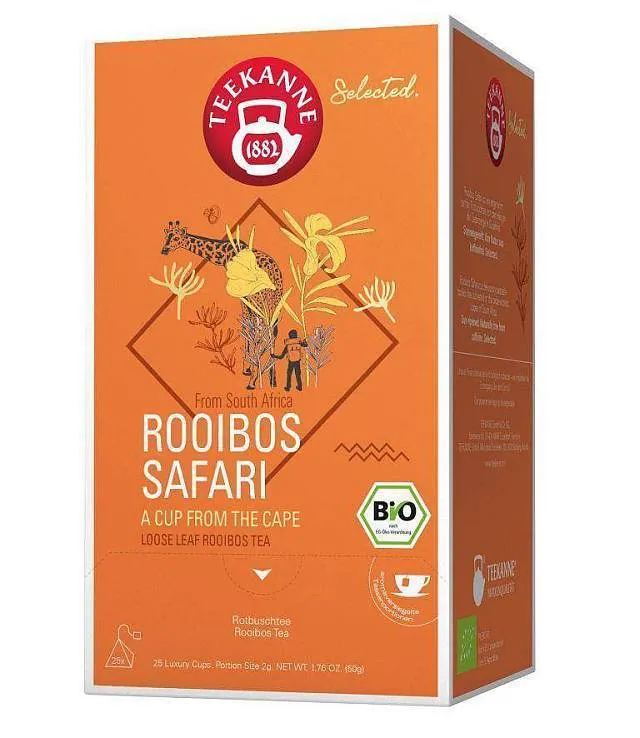 Teekanne Bio Luxury Cup Rooibos Safari 25 x 2,0g | CaterPoint.de Teekanne Bio Luxury Cup Rooibos Safari 25 x 2,0g | CaterPoint.de