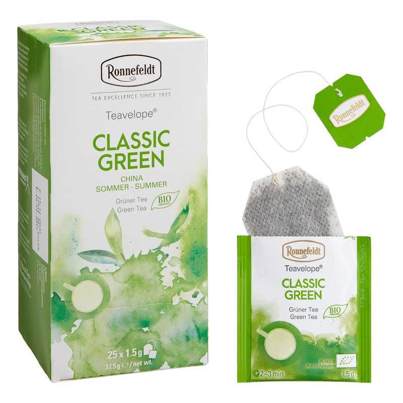 Teavelope-Classic-Green-Bio 25 x 1,5g | CaterPoint.de
