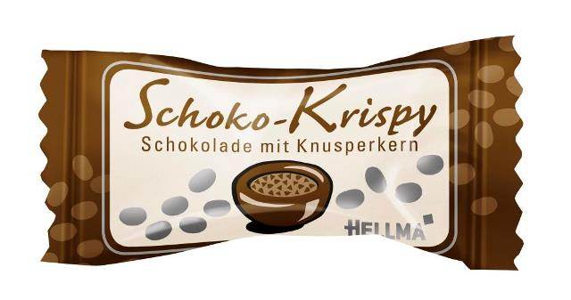 Hellma Schoko Krispy 380 x 1,1g (Vollmilch)