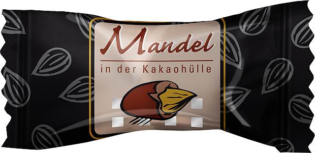Hellma Mandel in Kakaohülle 30 x 2,3g | CaterPoint.de
