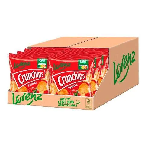 Lorenz Crunchips Paprika 20 x 25 g | CaterPoint.de Lorenz Crunchips Paprika 20 x 25 g | CaterPoint.de
