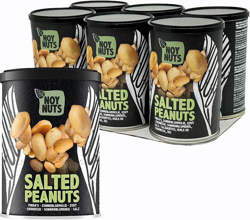 NoyNuts Salted Peanuts 6 x 150g