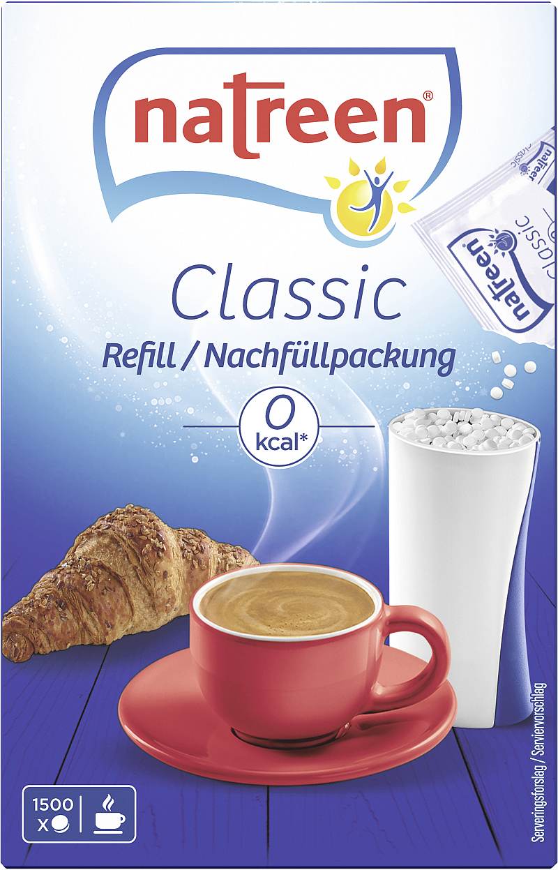 natreen® Classic Süßstoff Tab 3 x 500 Stück Nachfüllpackung