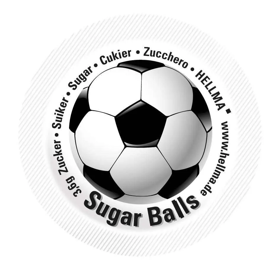 "Fussball" Zuckersachet 100 x 3,6g | CaterPoint.de