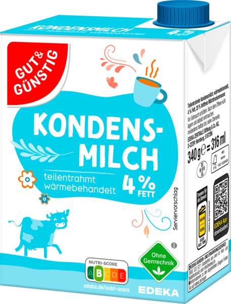 Kondensmilch 4% 340g
