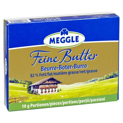 de_pim_598935001001_01 Meggle - Feine Butter 100 Portionen à 10g (gewickelt) | CaterPoint.de