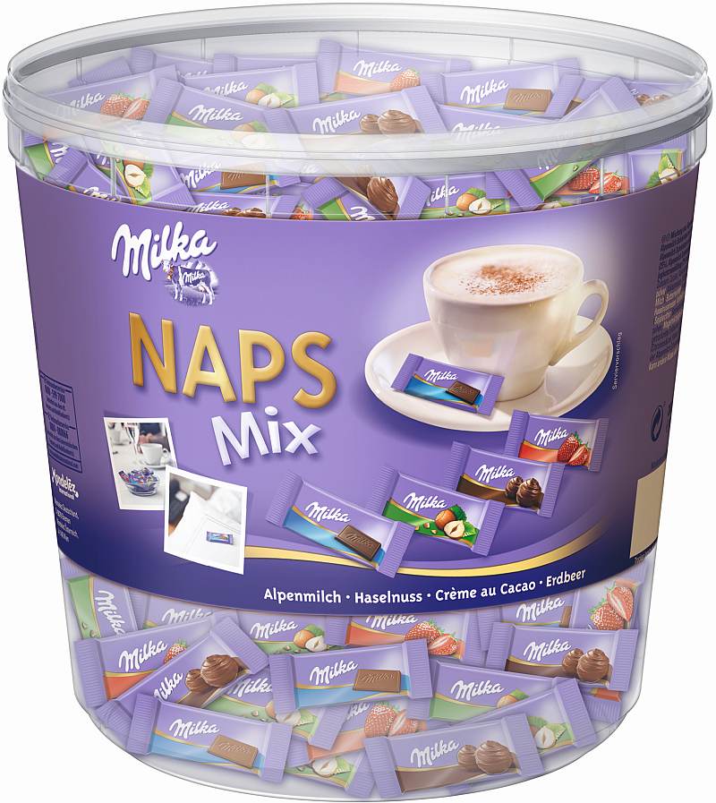 Milka Naps Mix Runddose 1000g