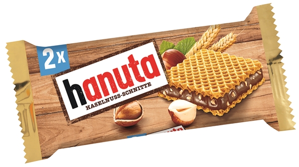 Hanuta Doppelpackung Karton à 18 Packungen