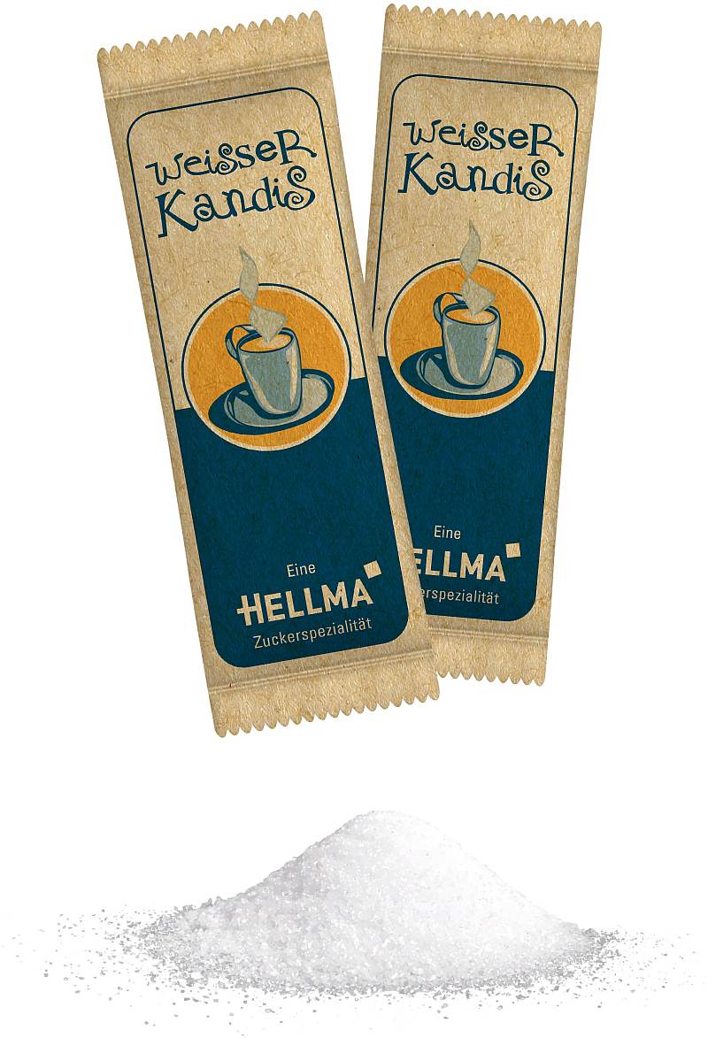 Hellma Kandis weiss 80 x 6g Beutel | CaterPoint.de