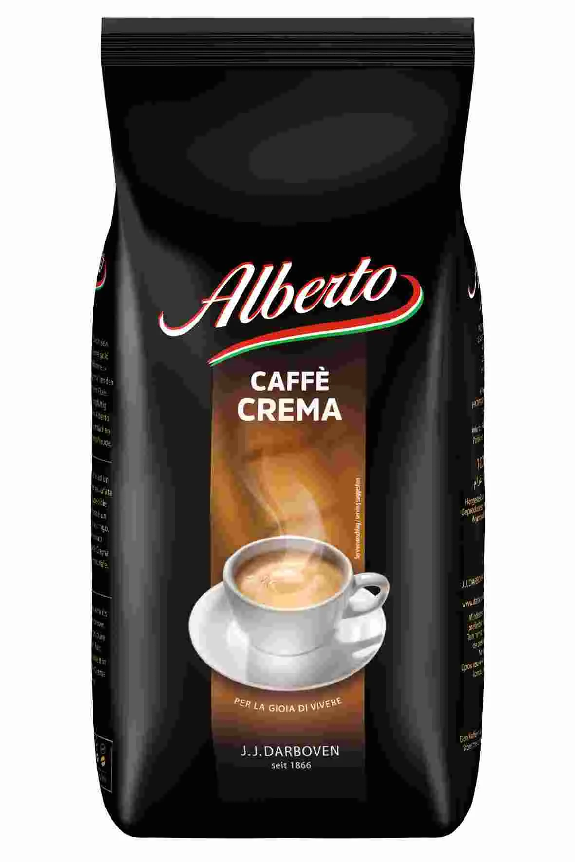 Alberto Caffè Crema 1000g ganze Bohne | CaterPoint.de Alberto Caffè Crema 1000g ganze Bohne | CaterPoint.de
