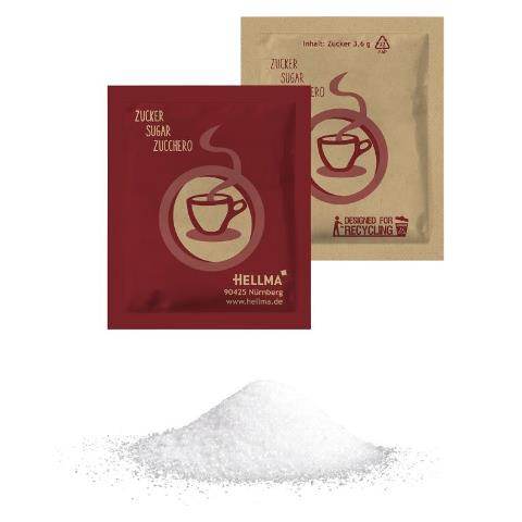 Hellma Zucker - Sachet 1000 x 3,6g | CaterPoint.de