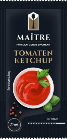 Maitre Tomatenketchup  100 Stück à 15ml | CaterPoint.de